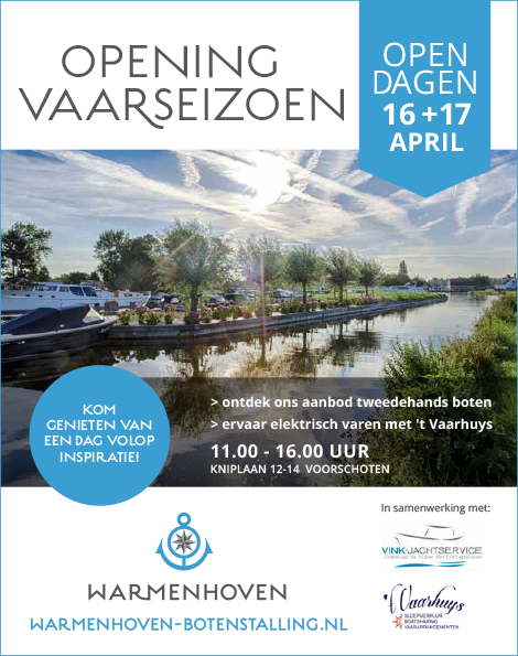 16 en 17 april: Open Dagen